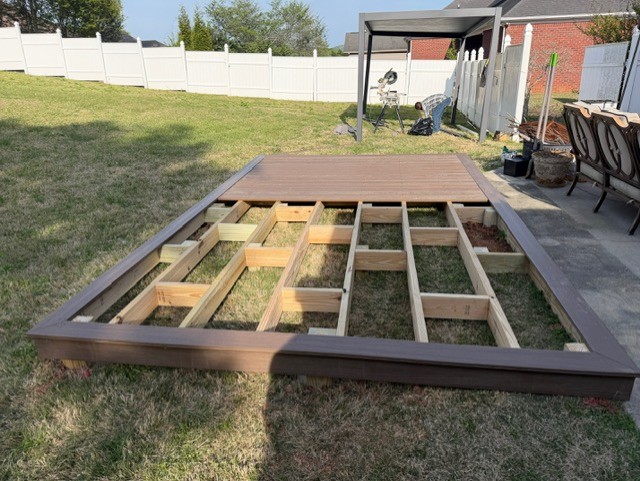 Deck railing installation — Huntsville, AL